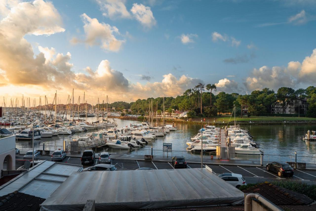 Atlantic Selection - Vue Port - Avec Loggia Et Parking Apartment Capbreton Luaran gambar